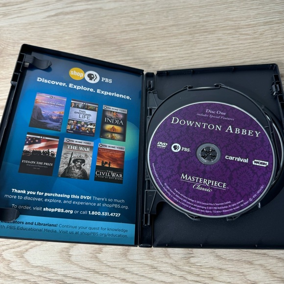 DOWNTON ABBEY PBS BBC Season‎ 1 DVD 3 Disc Set Original U.K. Set Widescreen - Picture 5 of 8